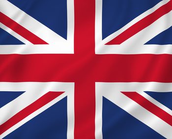 British national flag background texture.